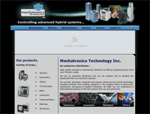 Tablet Screenshot of mechatronics-usa.com